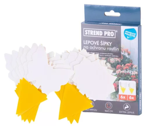 Strend Pro ragasztós csapda növényvédelemre kártevők ellen, 12 db-os csomag 