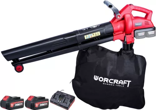 Worcraft CLBV-S40Li ShareSYS, lombszívó, fúvó,230 km/h, 45 lit., 2 db akku +töltő