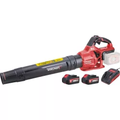    Worcraft CLB-S40LiBA ShareSYS, lombfóvó levelekhez, 220 km/h, 2x20 V, 2db akku + töltő