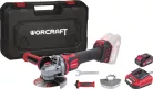 Worcraft CAG-S20LiBEN-125, sarokcsiszoló 125 mm,fordulatszám szabályozással, 1db akku+töltő