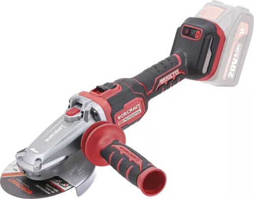 Worcraft CAG-S20LiBF szénkefe nélküli sarokcsiszoló, 125 mm