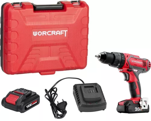 Worcraft CD-20LiH ütvefúró, 2db akkumulátorral és töltővel
