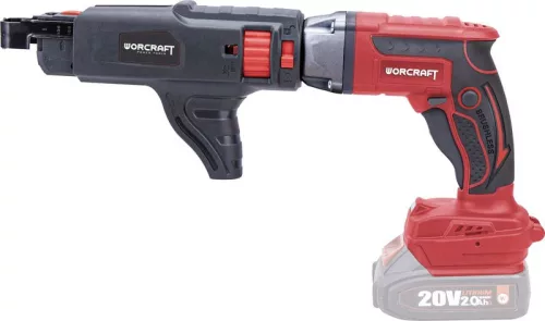 Worcraft CDIS-S20LiB ShareSYS, csavarhúzó gipszkartonhoz, 20V, Li-ion, szénkefe nélküli