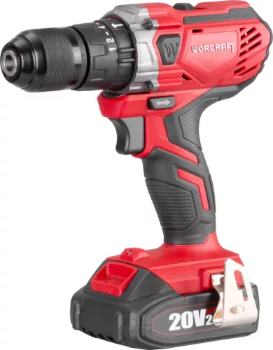 Worcraft CHD-S20LiWB fúró csavarozó gép, 20V, 2x Li-ion 2.0 Ah, szénkefe nélküli, kofferban