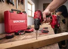 Worcraft CHD-S20LiBCM fúrógép, 20V, 60Nm, 2x Li-ion 2 Ah, 1x töltő, szénkefe nélküli, 
