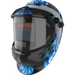   Strend Pro automatikusan sötétedő hegesztőpajzs, nagy látószöggel,Lightning