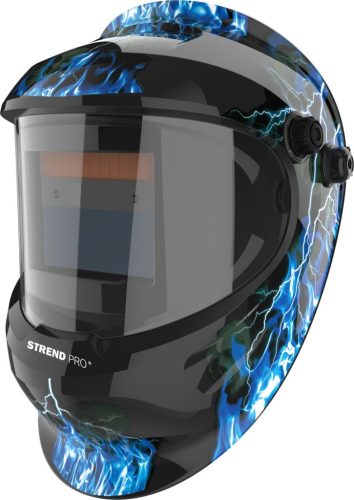 Strend Pro automatikusan sötétedő hegesztőpajzs, nagy látószöggel,Lightning