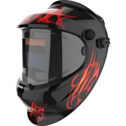   Strend Pro automatikusan sötétedő hegesztőpajzs, nagy látószöggel, Flame