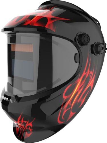 Strend Pro automatikusan sötétedő hegesztőpajzs, nagy látószöggel, Flame