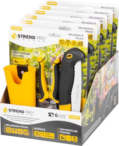 Strend Pro metszőolló, fűrész, tok, 3 részes készlet