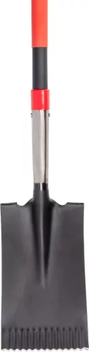 Strend Pro prémium RedShark, egyes ásó, D fogantyúval, üvegszálas nyéllel, 1150 mm