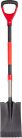 Strend Pro prémium RedShark, egyes ásó, D fogantyúval, üvegszálas nyéllel, 1150 mm