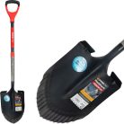  Strend Pro prémium RedShark, hegyes ásó, D fogantyúval, üvegszálas nyéllel, 1150 mm