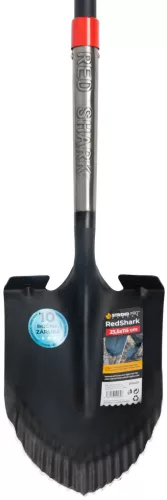 Strend Pro prémium RedShark, hegyes ásó, D fogantyúval, üvegszálas nyéllel, 1150 mm