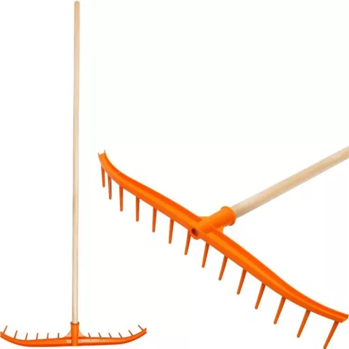 Strend Pro gereblye, 14 fogú, 60 cm, 136 cm-es fa nyéllel