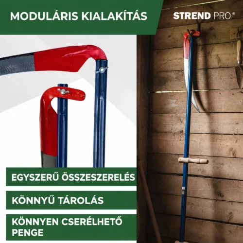Strend Pro kovácsolt kasza 600 mm, fém nyéllel