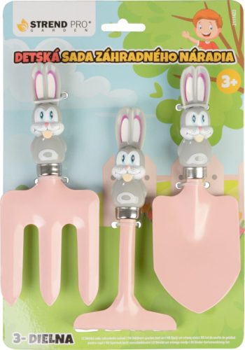Strend Pro kerti szerszámkészlet gyerekeknek, ABS+acél, 3 db-os
