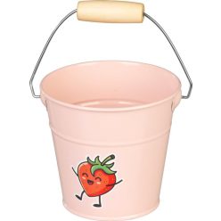 Strend Pro gyerek horganyzott vödör, rózsaszín, 1L