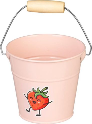 Strend Pro gyerek horganyzott vödör, rózsaszín, 1L