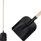  Strend Pro lapát 280 x 235 mm, fekete, nyéllel