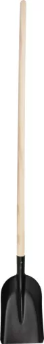 Strend Pro keskeny lapát 185 x 260 mm, fekete, nyéllel
