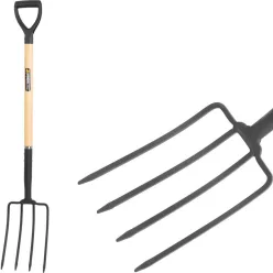 Strend Pro 4 ágú villa, fa nyéllel, D fogantyúval