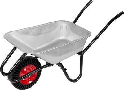 Strend Pro prémium Fortis D-1, 100 literes talicska, Bantam kerékkel, horganyzott puttony, max. 160 kg értékcsökkentett