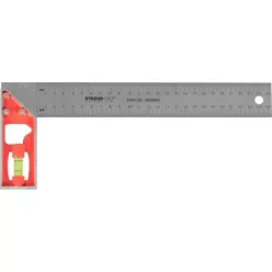 Strend Pro Prémium szögmérő vízmértékkel, 250 mm