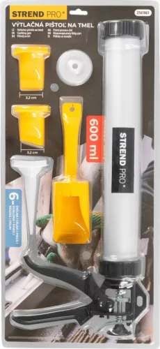 Strend Pro alumínium fúgázó pisztoly 600 ml + hegyek