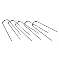  Strend Pro Garden földbe rögzítő fém bilincs, 4 x 15 cm, 40 db