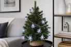 MagicHome karácsonyi hópehely lánc, 10 LED hideg fehér, 0,90 m