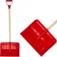 Strend Pro BOBAS gyerek hólapát, PVC, fa nyéllel, 285x210/850 mm