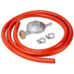   Strend Pro CGAS C31-30 reduktor, 28-30 mbar, UK8 mm, EN16129, 2 db bilincs, 1,5 m tömlő
