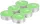 Citronella teamécses, zöld, 6 db