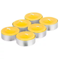 Citronella teamécses, sárga, 6 db