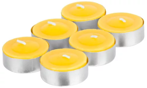 Citronella teamécses, sárga, 6 db