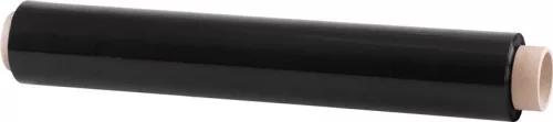 Strend Pro fekete sztreccsfólia 500 mm, 23 µm, H-115 m