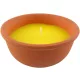 Citronella terrakotta gyertya, 220 g, 60X150 mm