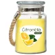 Citronella gyertya üvegben, 140 g, 85x105 mm
