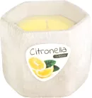 Citronella gyertya, cement tartóban 85 g, 90x75 mm