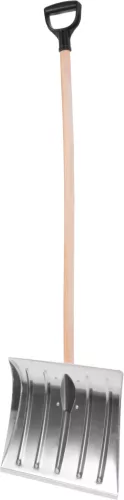 Strend Pro alumínium hólapát, fa nyéllel, 400x350 mm