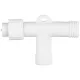 MagicHome karácsonyi MULTI CONNECT C53, T-idom, fehér, fényfüzér elágaztatásához, kültéri