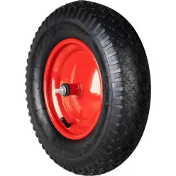   Strend Pro prémium Fortis BLACK felfújható talicskakerék, tengellyel