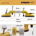 Strend Pro tapadókorongos szintezőeszköz csempékhez és padlóburkolatokhoz, max. 80 kg