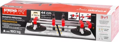 Strend Pro tapadókorongos szintezőeszköz csempékhez és padlóburkolatokhoz, max.150 kg