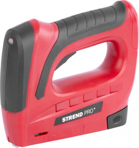 Strend Pro tűzőgép 3,6 V, Li-ion, kapcsok 6-10 mm, szegek 10 mm