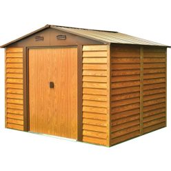 Strend Pro kerti fém tároló, barna, 278x238x215 cm