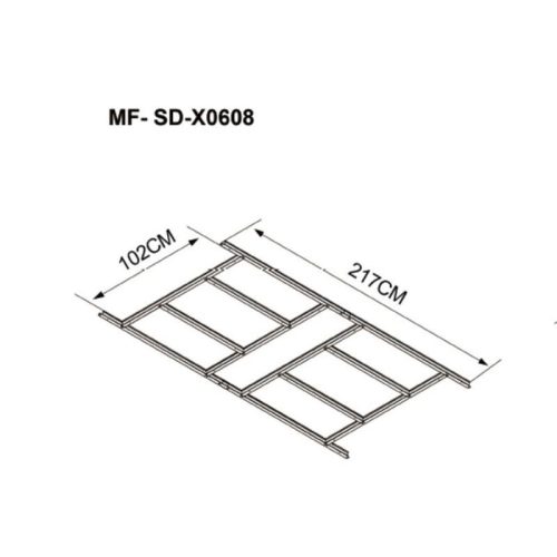 Strend Pro padlószerkezet 2172912-höz, 102x217 cm