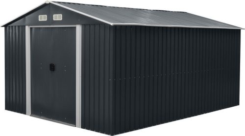 Strend Pro kerti fém tároló, antracit, 301x367x214 cm