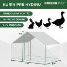 Strend Pro baromfi ketrec tetővel 3 X 2 X 2 méter